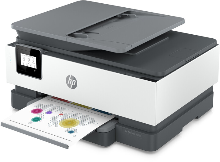 HP Officejet Pro 8012e multifunkční inkoustová tiskárna, A4, barevný tisk, Wi-Fi, HP+, Instant Ink