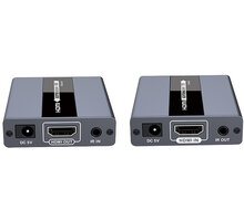 PremiumCord HDMI extender na 120m přes jeden kabel Cat5/6, bez zpoždění_1027754457