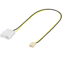 PremiumCord kabel napájecí pro ventilátor z konektoru MOLEX 5,25&quot; na TX 3pin_2091940585