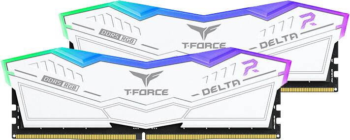 Team T-FORCE Delta RGB 32GB (2x16GB) DDR5 6400 CL40, bílá