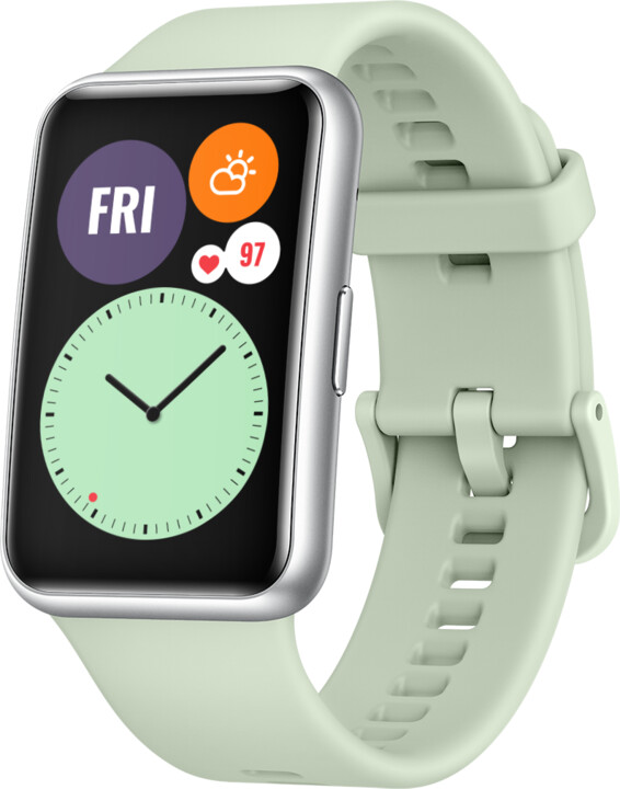 mint green huawei watch