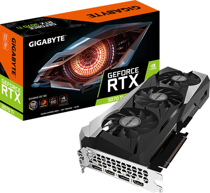 GIGABYTE GeForce RTX 3070 Ti GAMING OC 8G, LHR, 8GB GDDR6X_256721591