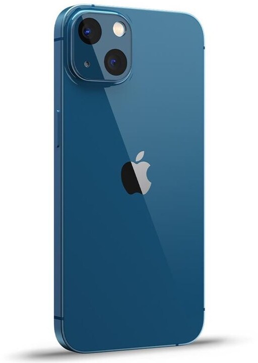 Spigen ochranné sklo tR Optik pro iPhone 13 / 13 mini, 2ks, modrá_1750857989