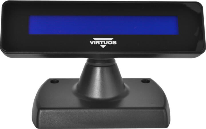Virtuos FL-2025MB - LCD zákaznicky displej, 2x20, USB, černá_1186648217
