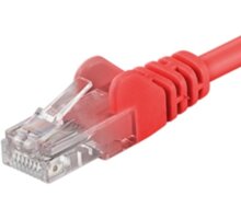 PremiumCord Patch kabel UTP RJ45-RJ45 level 5e, 0.25m, červená_774535096