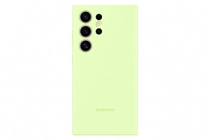 Samsung silikonový zadní kryt pro Galaxy S24 Ultra, světle zelená_1806094062