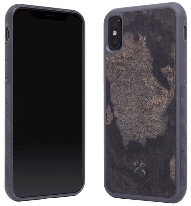 Woodcessories ochranný kryt TPU Bumper Stone pro iPhone X/Xs, šedá_1796361618
