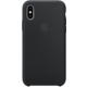 Apple silikonový kryt na iPhone XS, černá