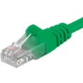 PremiumCord Patch kabel UTP RJ45-RJ45 level 5e, 1m, zelená
