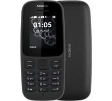 Nokia 105, DualSim, černá_1087758708
