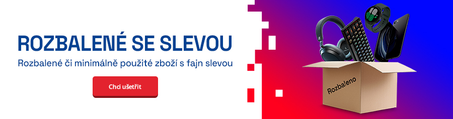 Rozbalené zboží se slevou