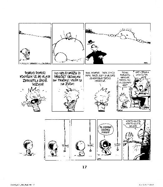 Komiks Calvin a Hobbes: Jeden neví, kam dřív skočit, 8.díl