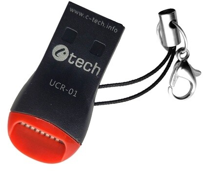 C-TECH čtečka karet, USB-A 2.0, micro SD_1914876728