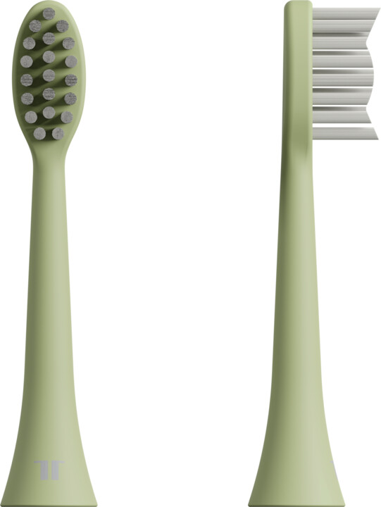 Tesla Smart Toothbrush TB200 Brush Heads Green 2x_1733225581