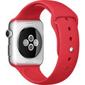 Apple Watch 42mm stříbrné kovové pouzdro se sportovním červeným řemínkem_1346426040