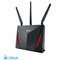 ASUS RT-AC86U, AC2900, Wi-Fi Dual-band Gigabit Aimesh Router O2 TV HBO a Sport Pack na dva měsíce