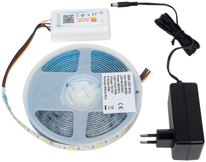 XtendLan LDP01 - Smart LED pásek, Tuya, RGB+CCT, 5m, 300 LED diod, IP65_88844000