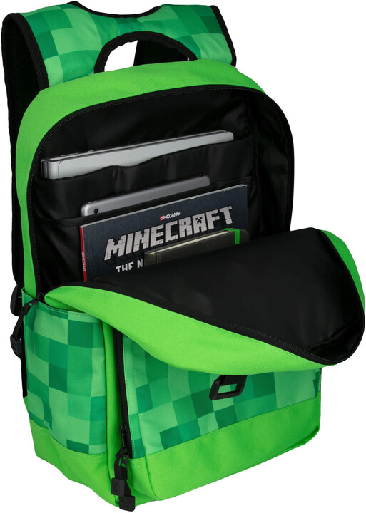 Batoh Minecraft - Miners Society, zelený_50209408