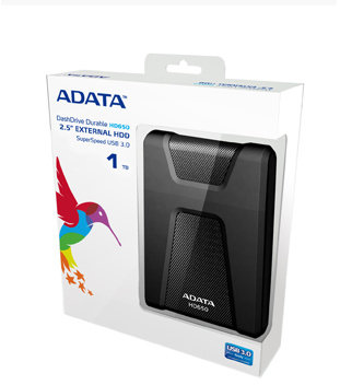 ADATA HD650, USB3.1 - 1TB, černá_374159535