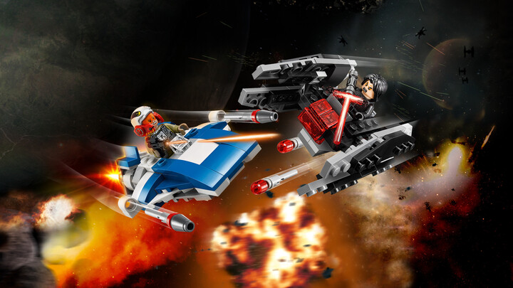 LEGO® Star Wars™ 75196 Mikrostíhačka A-Wing vs. Mikrostíhačka TIE Silencer_160245655