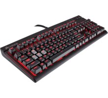 Corsair Gaming STRAFE RED LED + Cherry MX BLUE, EU_10876626