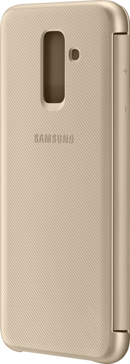 Samsung A6+ flipové pouzdro, zlatá_1388474330
