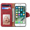 Lenuo Leather flipové pouzdro pro Apple iPhone SE 2020/8/7, červená_816746522
