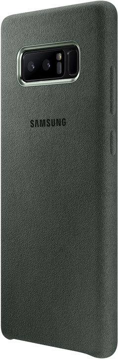 Samsung ochranný kryt z kůže Alcantara pro Note 8, khaki_201404630