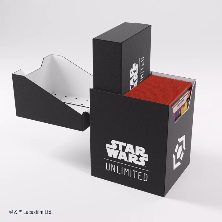 Krabička na karty Gamegenic - Star Wars: Unlimited Soft Crate, černá/bílá_541236135