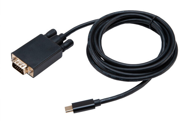 Akasa adaptér USB Type-C - VGA, 1.8m, černá_275847963