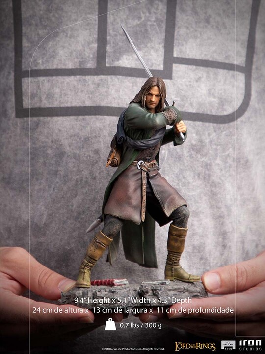 Figurka Iron Studios The Lord of the Ring - Aragorn BDS Art Scale 1/10_1478477474
