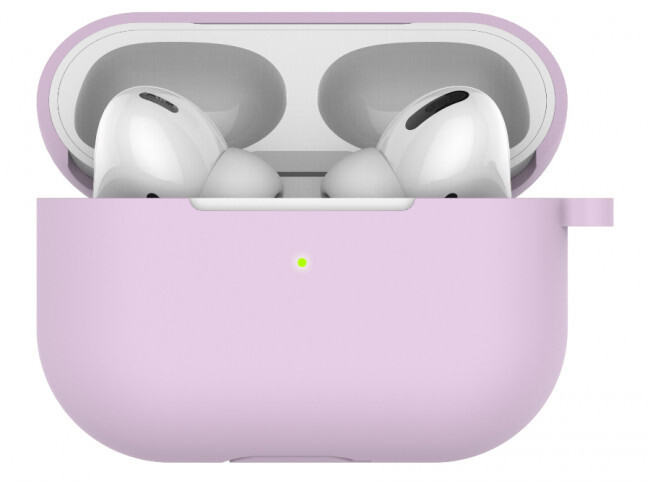 LAB.C Silikonové pouzdro na Apple Airpods Pro, lavender