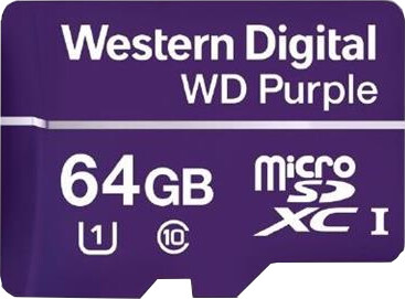 WD Micro SDXC Purple Class 10 - 64GB, fialová_1063422834