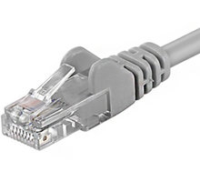 UTP kabel rovný kat.6 (PC-HUB) - 1m, šedá_118268786