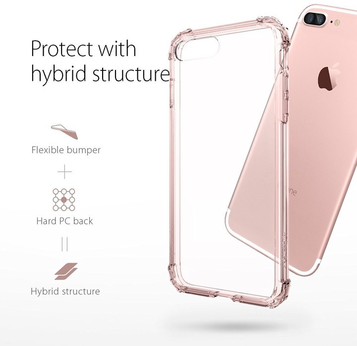 Spigen Crystal Shell pro iPhone 7 Plus, rose crystal_802867467