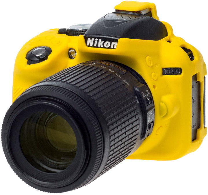 Easy Cover silikonový obal pro Nikon D5300, žlutá_36964927