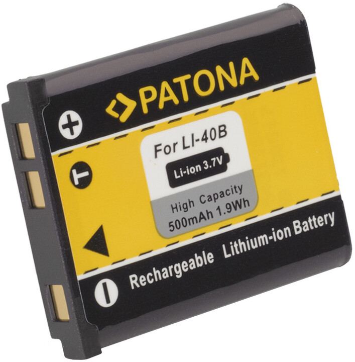 Patona baterie pro Rollei Compactline 800/ Olympus Li-40B/ Li-42B 500mAh_53199741