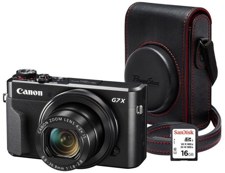 Canon PowerShot G7 X Mark II, Premium Kit, černá_1114750460