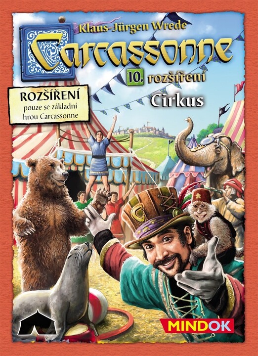 Desková hra Mindok Carcassonne - Cirkus, 10. rozšíření_414967381