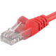 PremiumCord Patch kabel UTP RJ45-RJ45 level 5e, 5m, červená