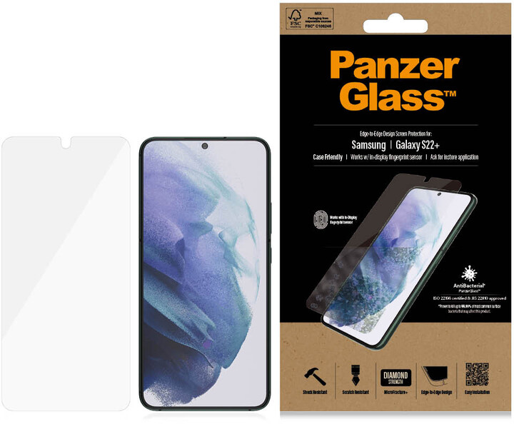 PanzerGlass ochranné sklo Edge-to-Edge pro Samsung Galaxy S22+_677028672
