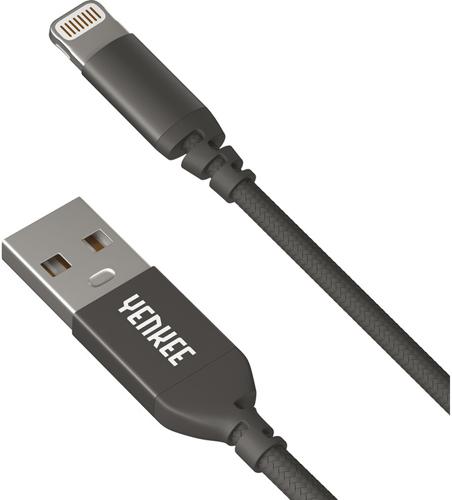 YENKEE YCU 612 USB / lightning 2m, černý