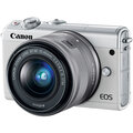 Canon EOS M100 + EF-M 15-45mm IS STM, bílá