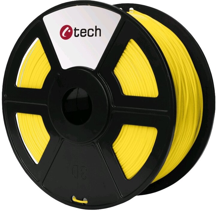 C-TECH tisková struna (filament), ASA, 1,75mm, 1kg, žlutá_1412713033