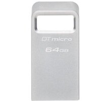 Kingston DataTraveler Micro, 64GB, stříbrná DTMC3G2/64GB