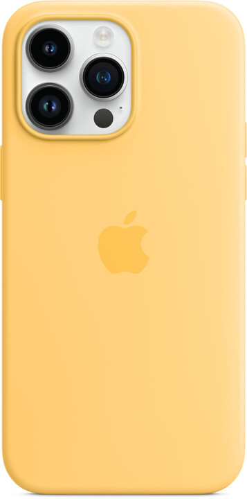 Apple Silikonový kryt s MagSafe pro iPhone 14 Pro Max, slunečně žlutá_522158185