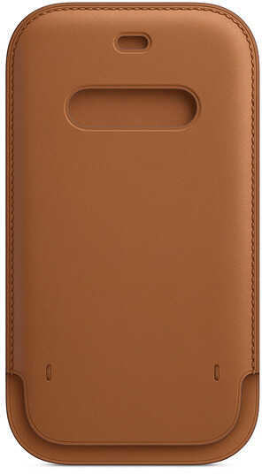 Apple kožený návlek s MagSafe pro iPhone 12/12 Pro, hnědá_1422936182
