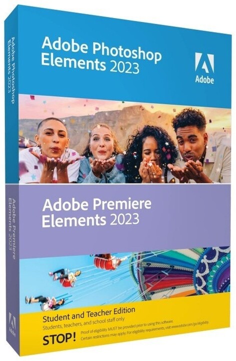 Adobe Photoshop &amp; Adobe Premiere Elements 2023 CZ WIN Student&amp;Teacher Edition - BOX_1736602307