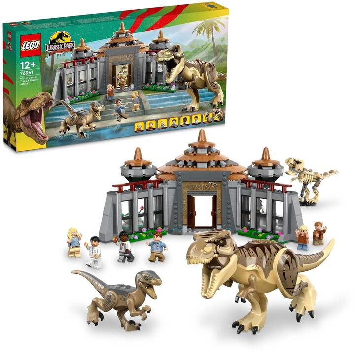 LEGO® Jurassic World 76961 Návštěvnické centrum: útok T-rexe a raptora_833794861