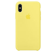 Apple silikonový kryt na iPhone X, citrónově žlutý_1885713560